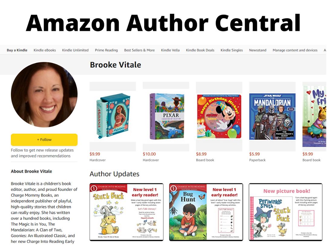 amazon author central