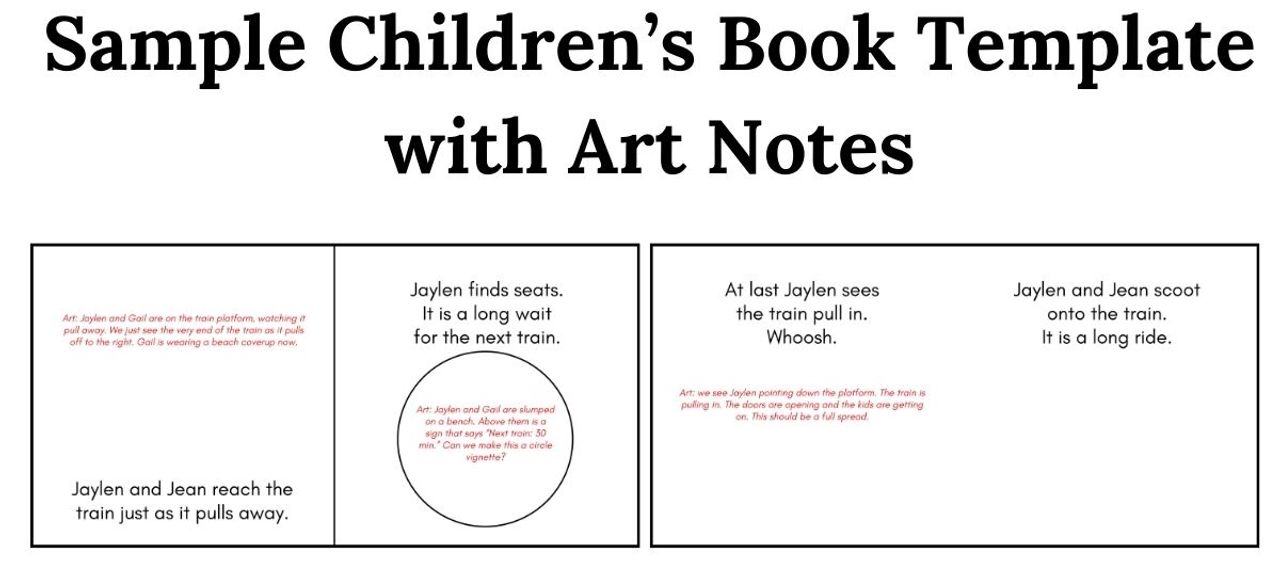 A Template for Children's Book Layout, Pagination & Design