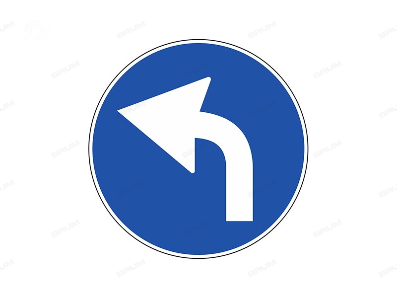 Il segnale raffigurato preannuncia che non è consentito proseguire diritto