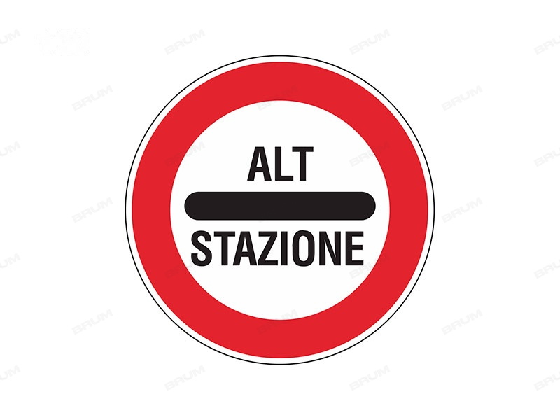 Il segnale raffigurato obbliga ad arrestarsi all'accesso autostradale