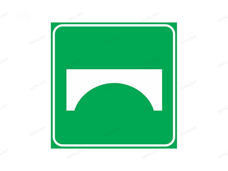 Il segnale raffigurato si può trovare all'inizio di un ponte, di un viadotto o di un cavalcavia