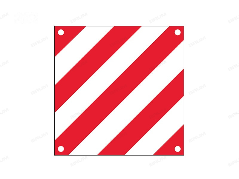 La sporgenza longitudinale del carico, fino ai 3/10 della lunghezza del veicolo, deve essere segnalata mediante uno o due pannelli quadrangolari in figura (302)