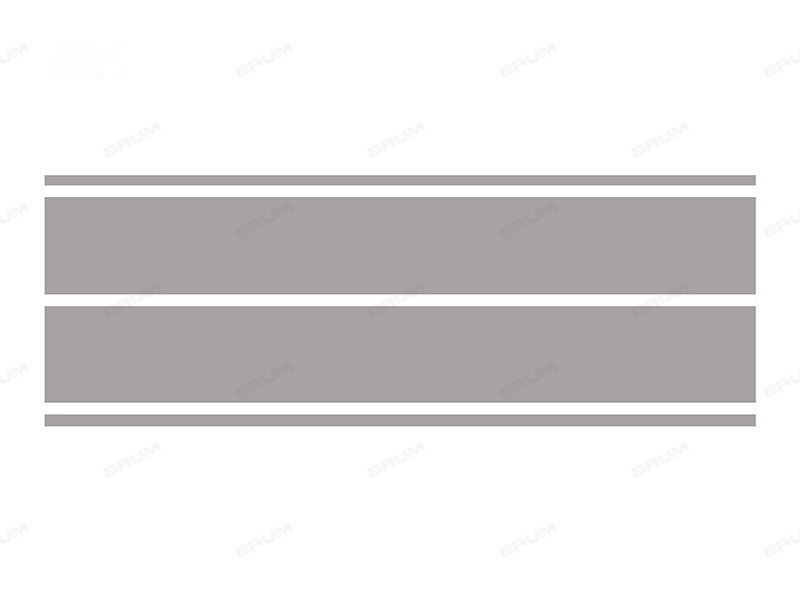 La striscia di mezzo in figura consente il sorpasso senza superarla, purché non vi siano motivi che lo vietino (501)