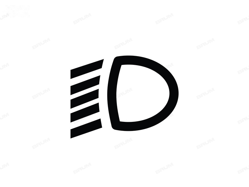 Il simbolo raffigurato è posto sul comando di accensione dei proiettori anabbaglianti