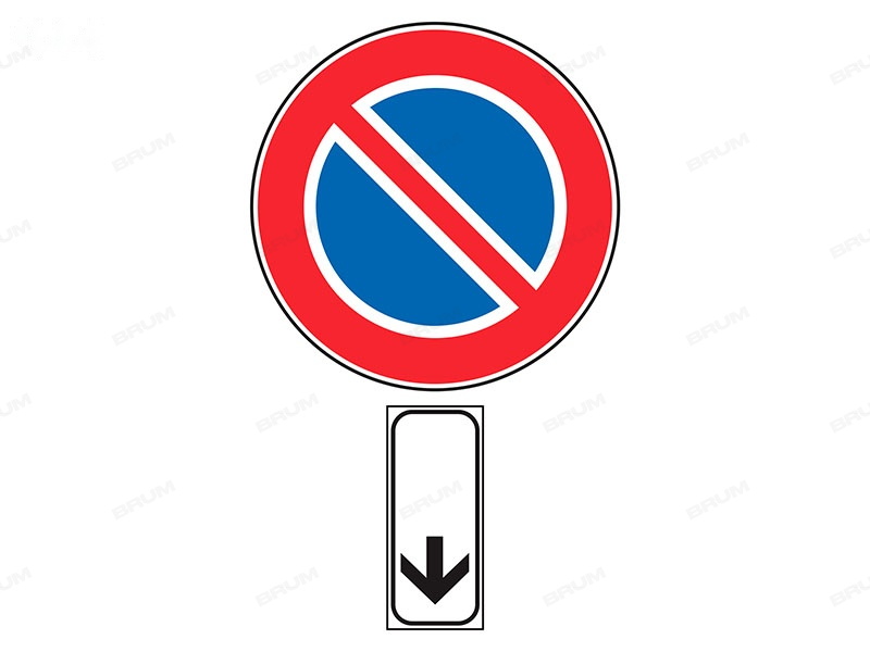 Il segnale raffigurato indica il punto nel quale termina il divieto di sosta (944)