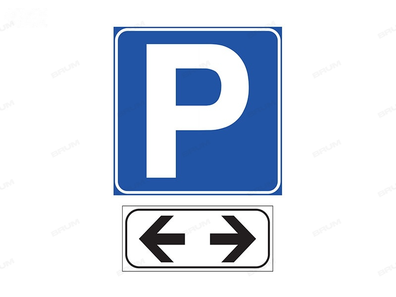 Il segnale raffigurato indica la fine della zona destinata al parcheggio (956)