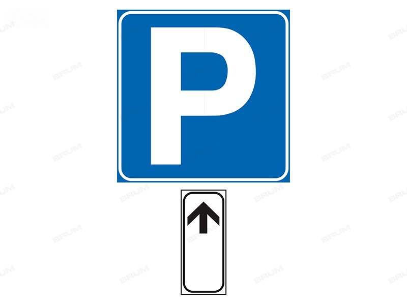 Il segnale raffigurato evidenzia l'inizio dell'area dove è possibile parcheggiare  (958)