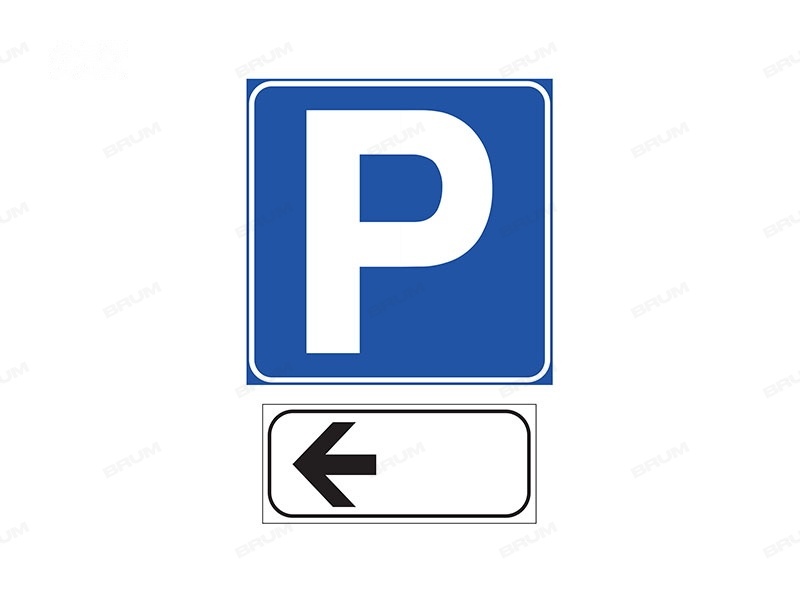 Il segnale raffigurato evidenzia il punto in cui finisce l'area destinata al parcheggio  (959)