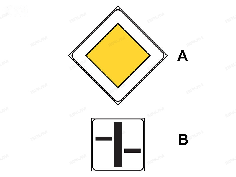 Il segnale di figura (A) può essere ripetuto in formato piccolo e integrato con il pannello in figura (B) (972)