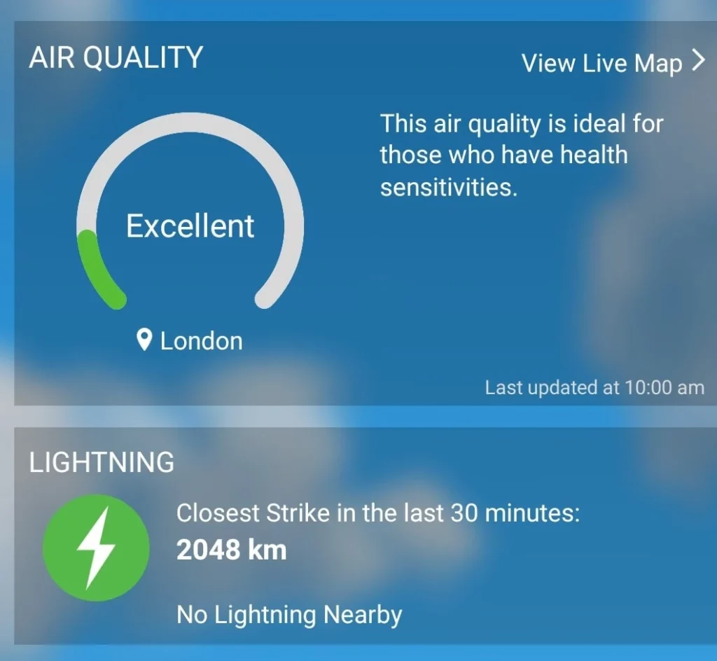 Weatherbug App