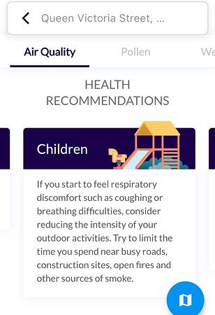 Air Quality Health Recommendations For Children