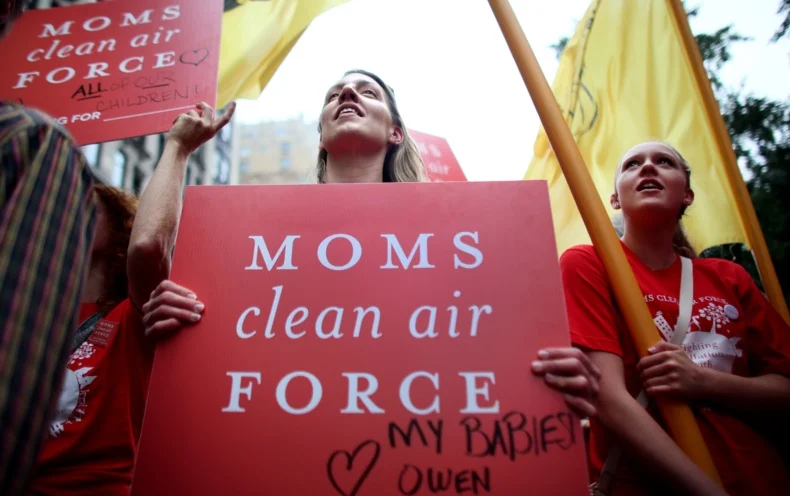 Mom's Clean Air Force- a part of the organizations against air pollution