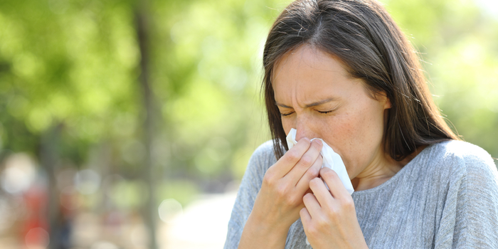 Woman With Seasonal Allergies