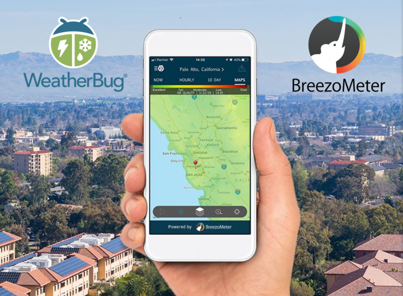 WeatherBug Launches Air Quality Data with BreezoMeter