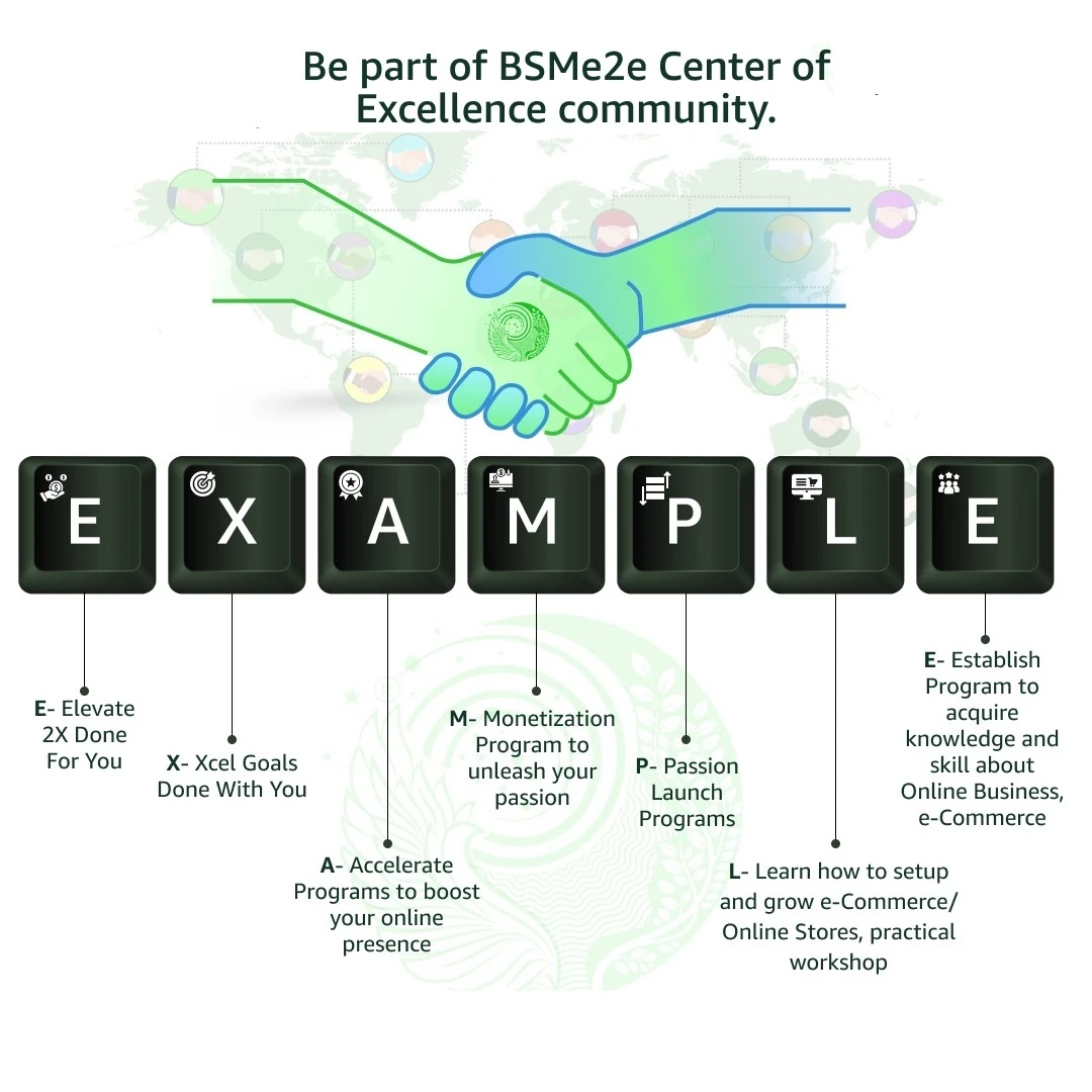 Enroll Now into BSMe2e Lead By Example Ecommerce Programs
