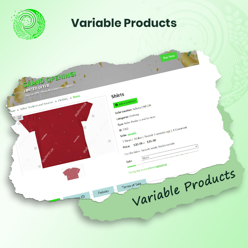 Customizable products, Flexible merchandise