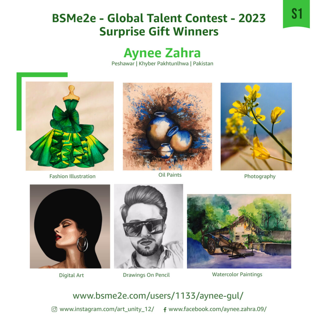 Aynee Hazra - Online Talent Contest - Surprise Winners