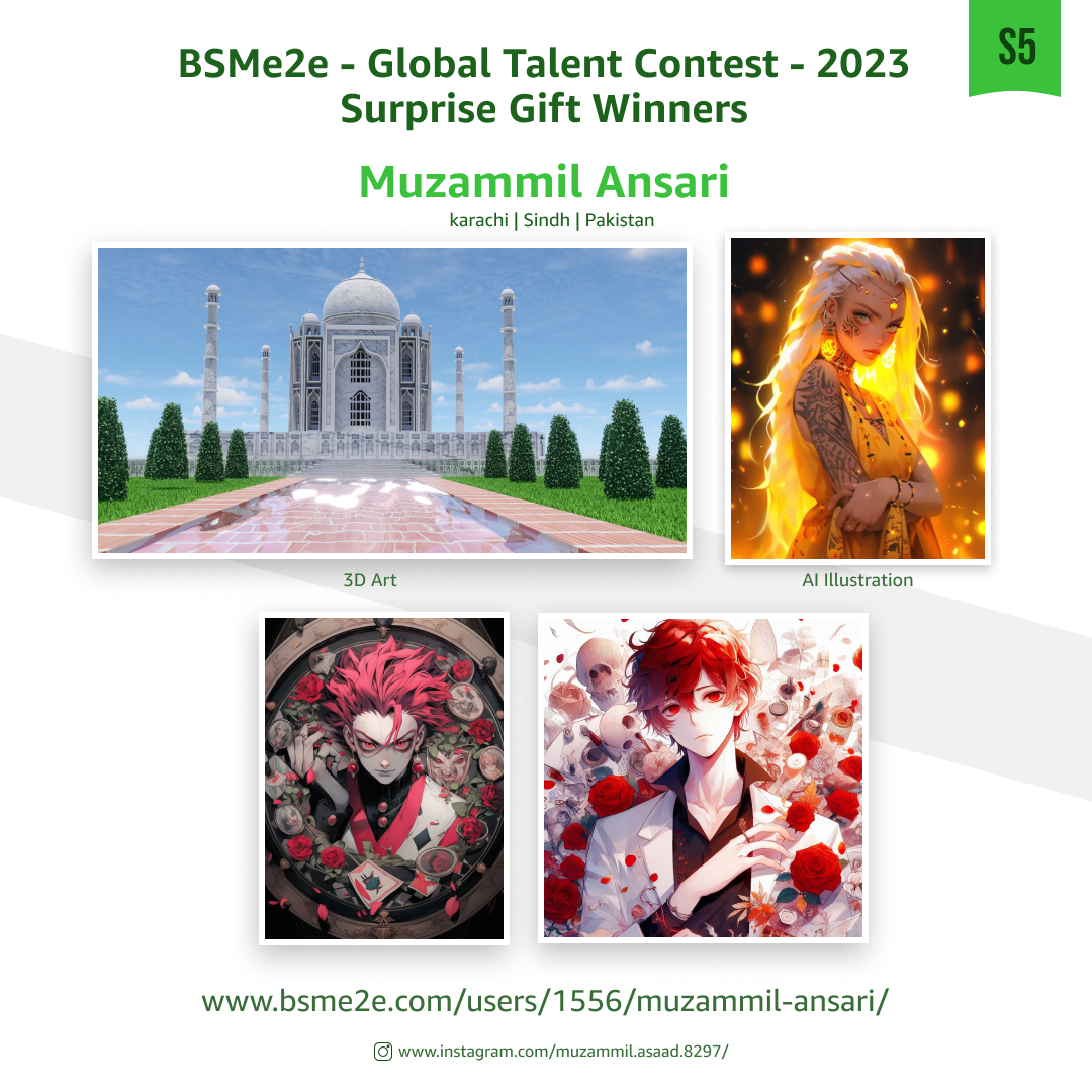 Muzammil Ansari - Online Talent Contest - Surprise Winners
