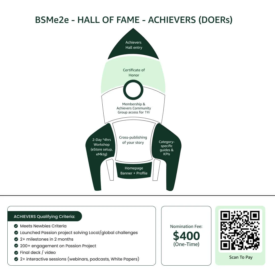 BSMe2e - HALL OF FAME - ACHIEVERS-DOERs