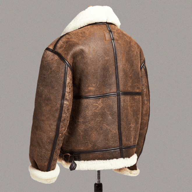 brown mens jacket
