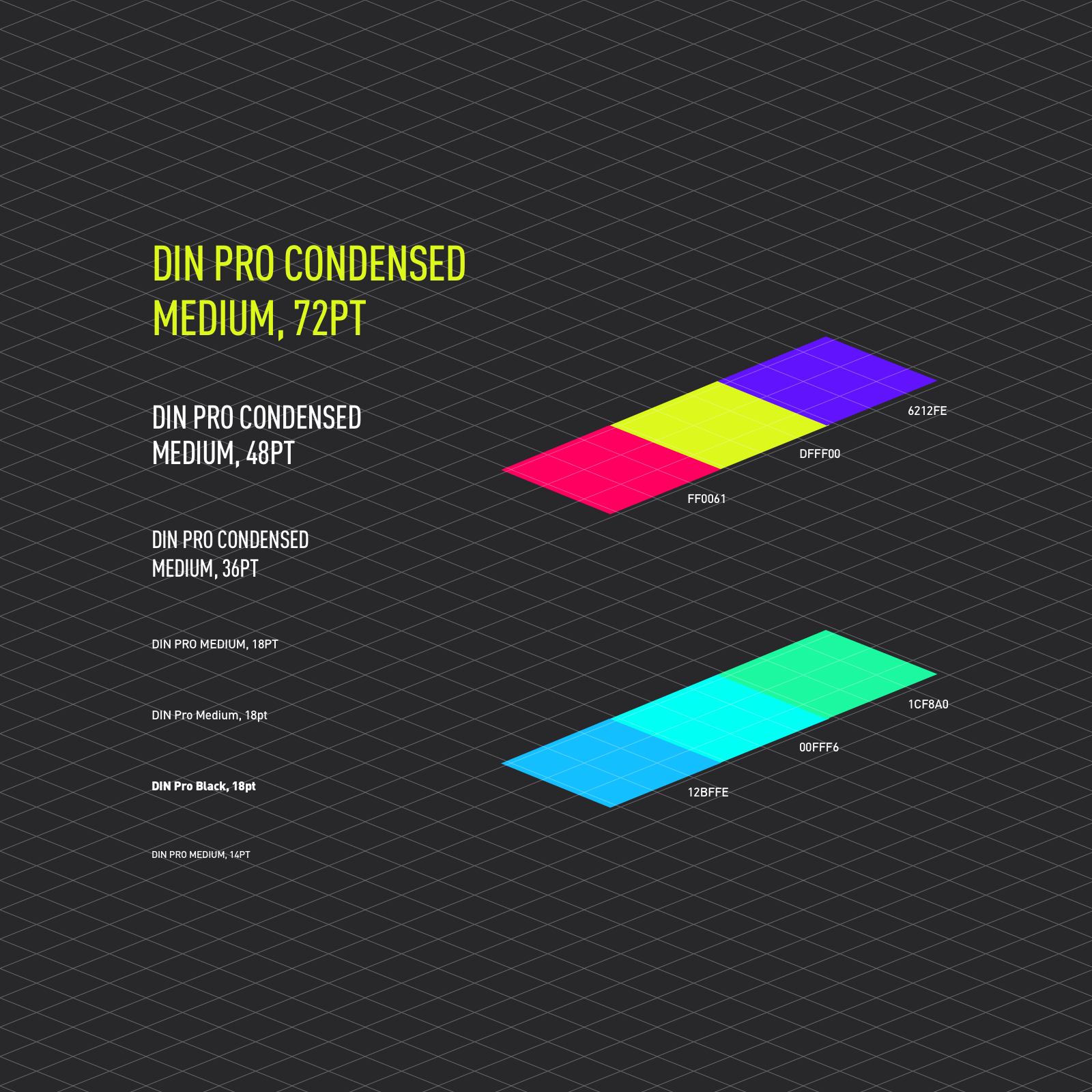 Typography and color exploration