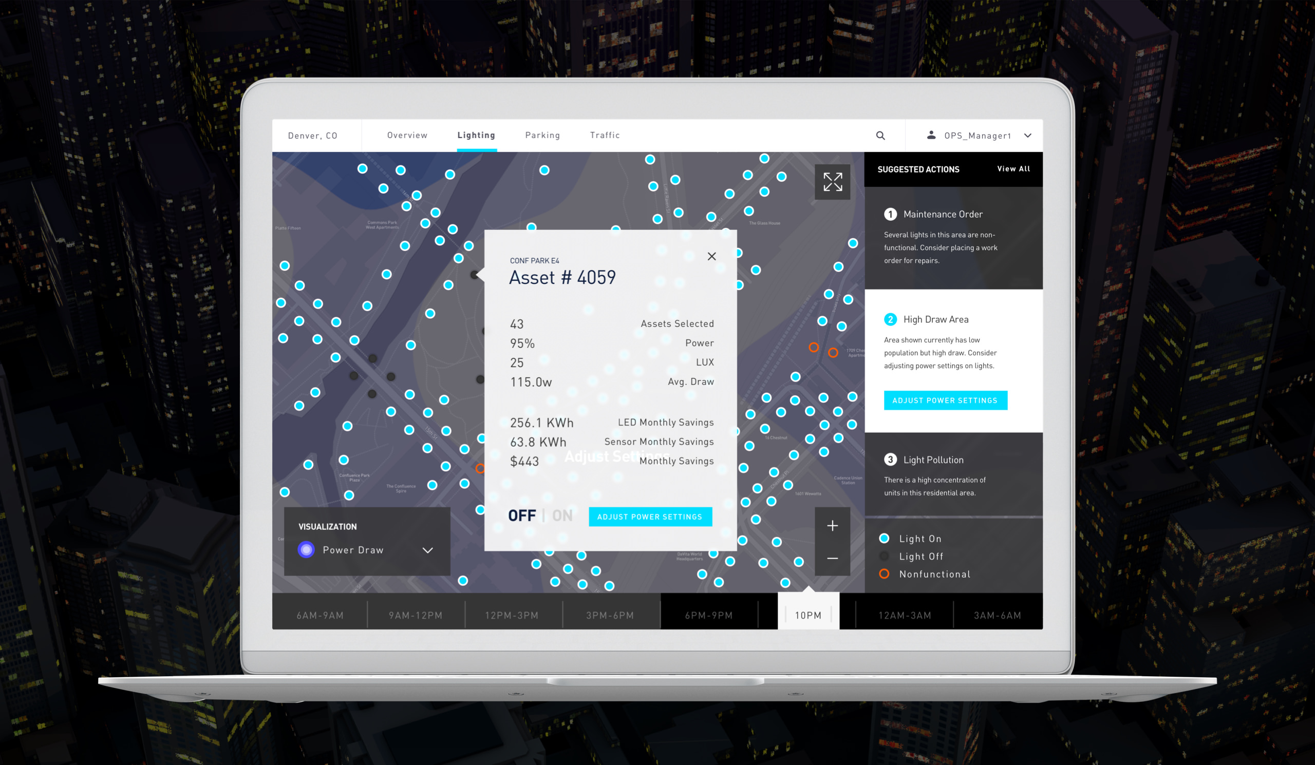 Final design - Map view
