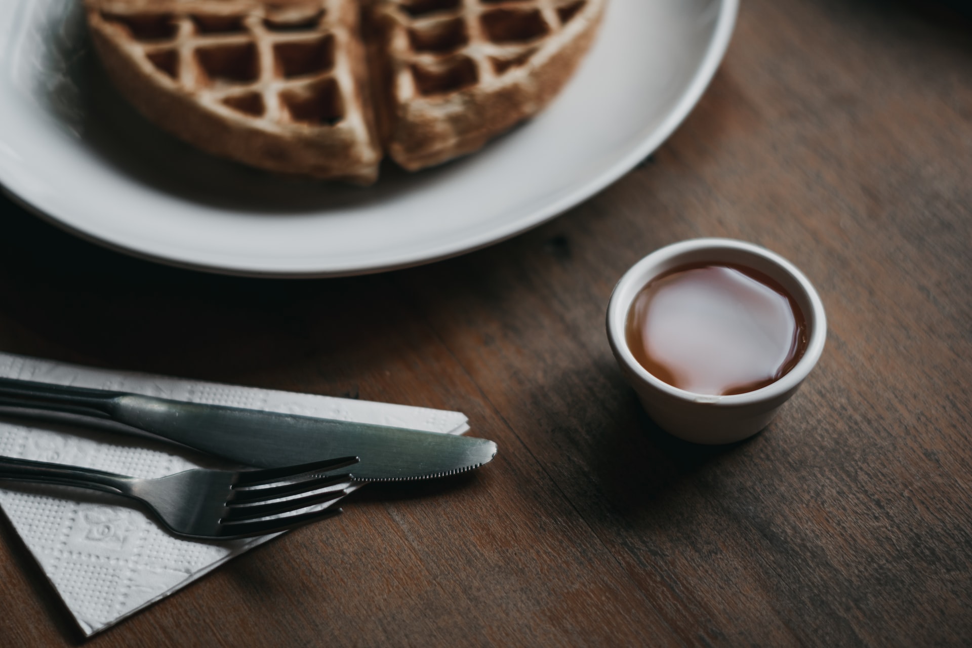 Brownie Stuffed Waffle a la Mode