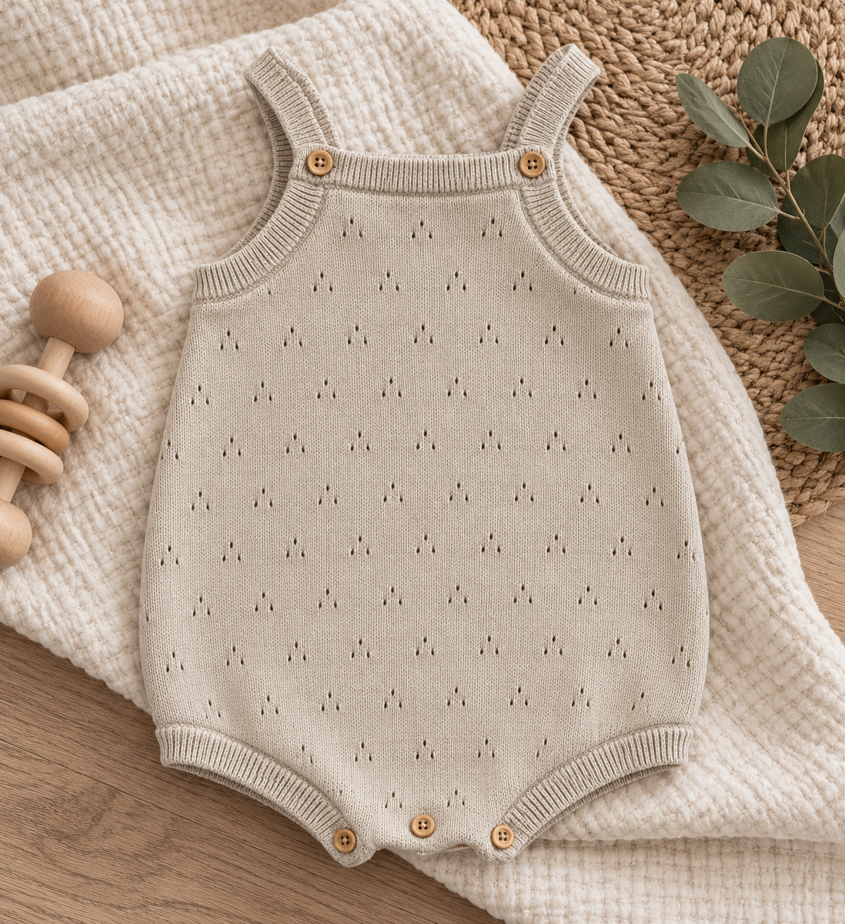 The Heirloom Knit Romper