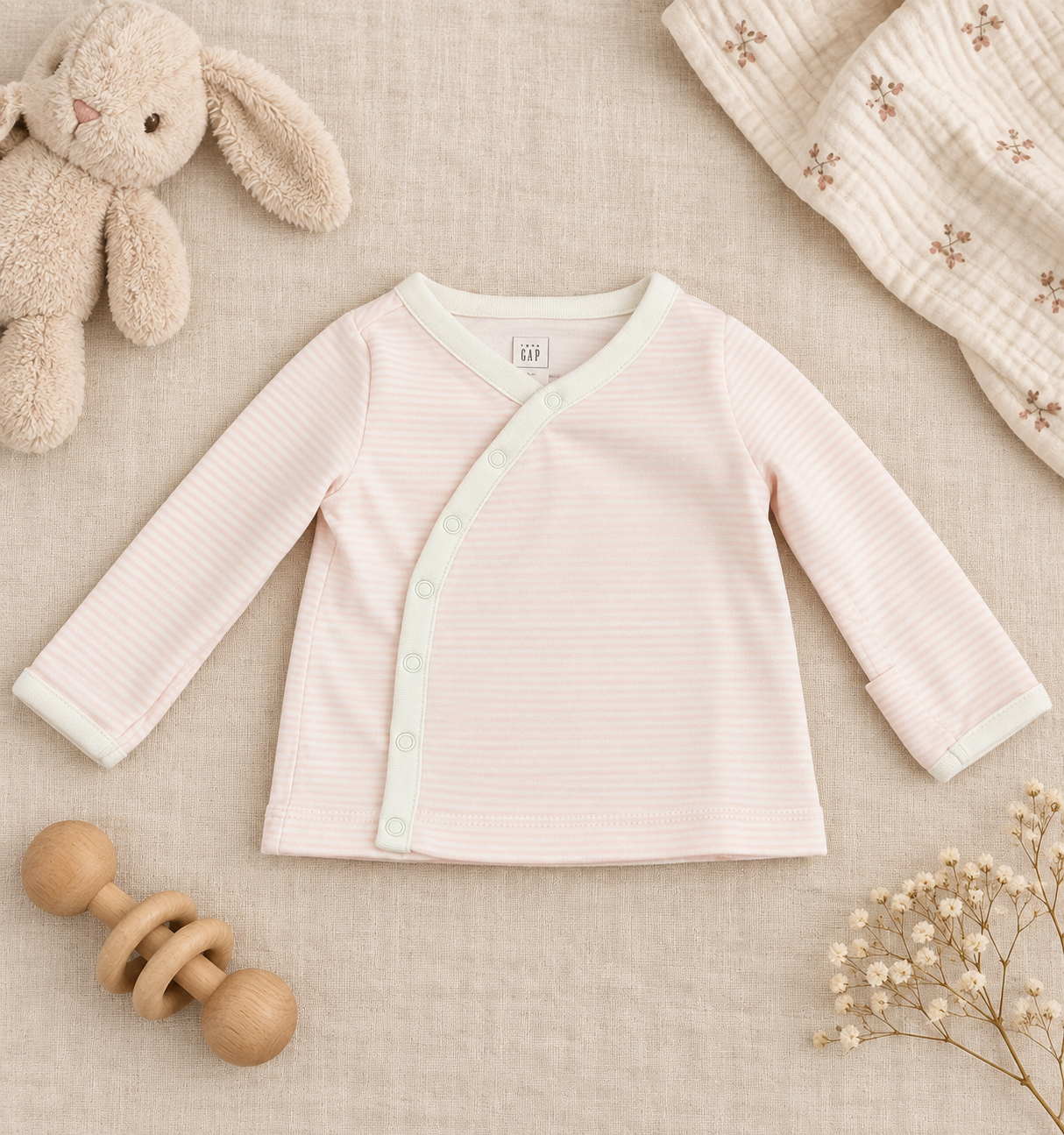 The Blush Wrap Shirt