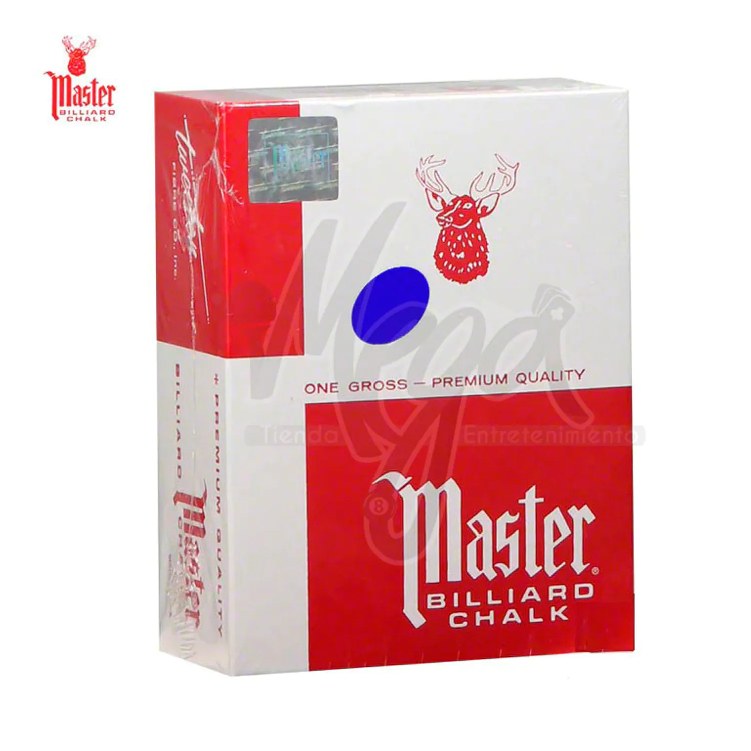 Tiza Para Billar Master Caja X 12 Billard Chalk - Azul