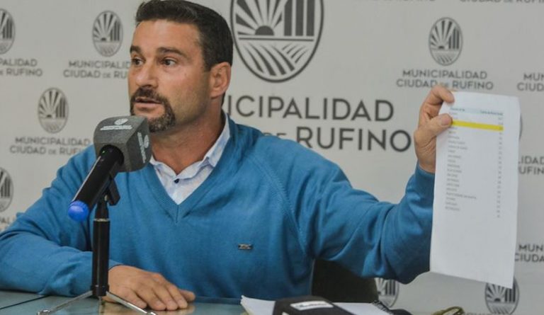 RUFINO TAMBIÉN SE PUSO LOS PANTALONES LARGOS Y PIDIÓ A SU GOBERNADOR LA FLEXIBILIZACIÓN DE NUMEROSAS ACTIVIDADES