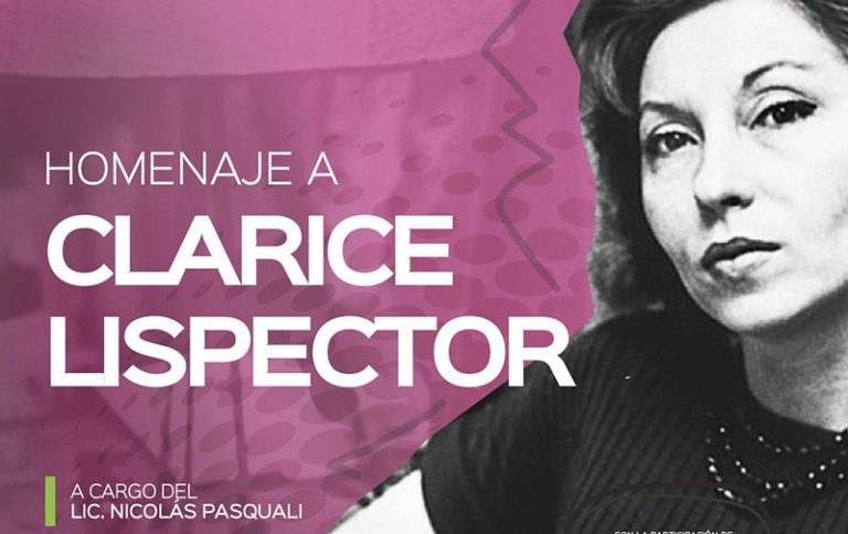 El patio de la Casa de la Cultura se abre para el homenaje a Clarice Lispector