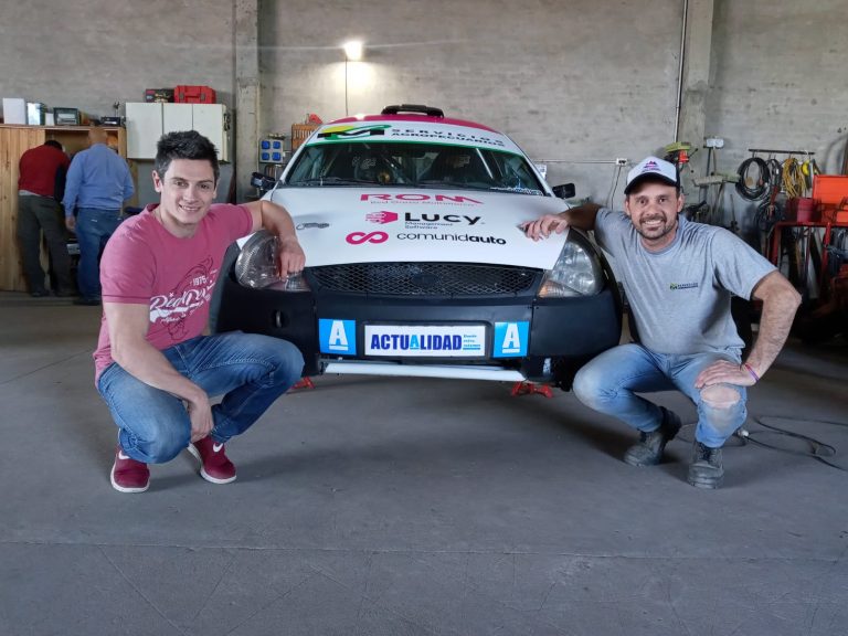 El binomio Sergio Martínez-Nazareno Rubio y un nuevo desafío en el rally santafesino