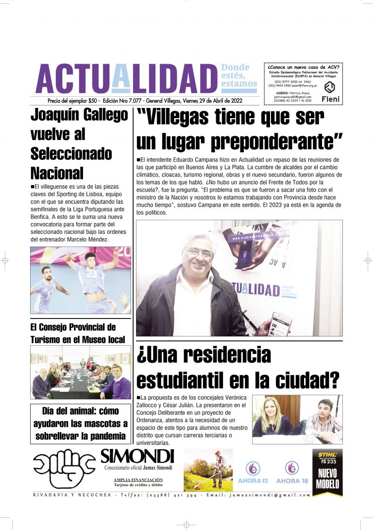 TAPA Viernes 29 de Abril de 2022