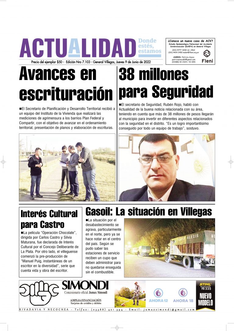 TAPA Jueves 9 de Junio de 2022