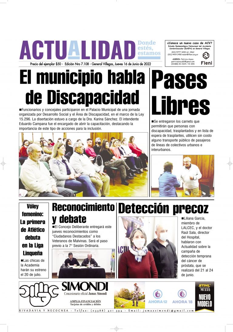 TAPA Jueves 16 de Junio de 2022