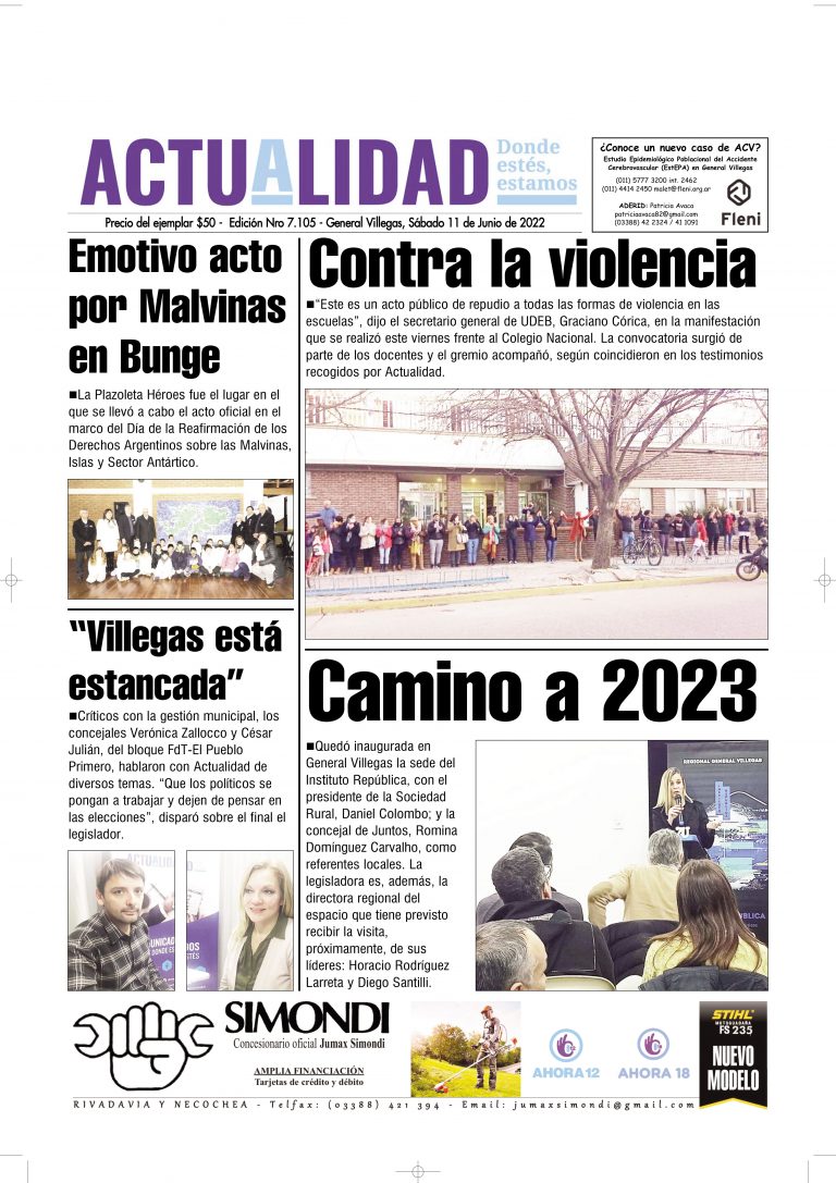 TAPA Sábado 11 de Junio de 2022