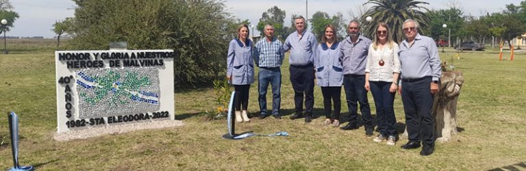 Santa Eleodora también homenajeó a los héroes de Malvinas