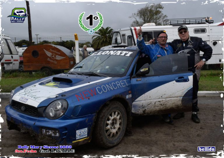 La dupla Lonati – Cirigliano culminó en lo más alto del podio en la tercera fecha del «Rally Mar y Sierras»