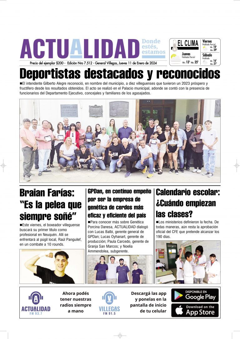 TAPA Jueves 11 de Enero de 2024