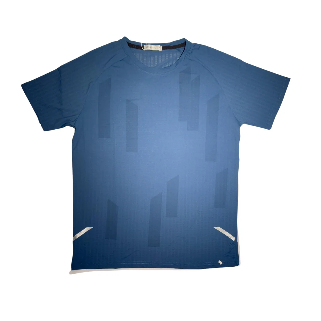 Playera Deportiva Color Azul Oscuro