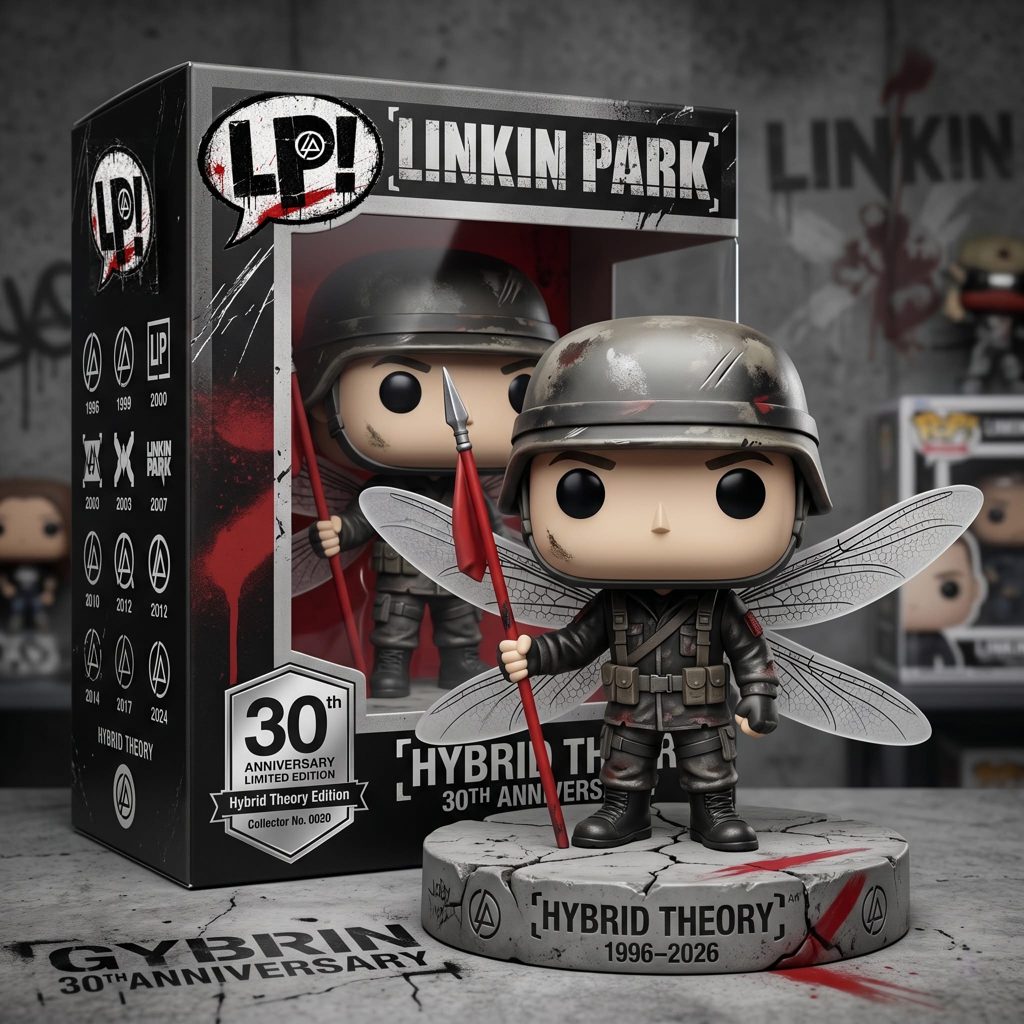 Linkin Park Hybrid Theory Collectible Funko Pop Figure