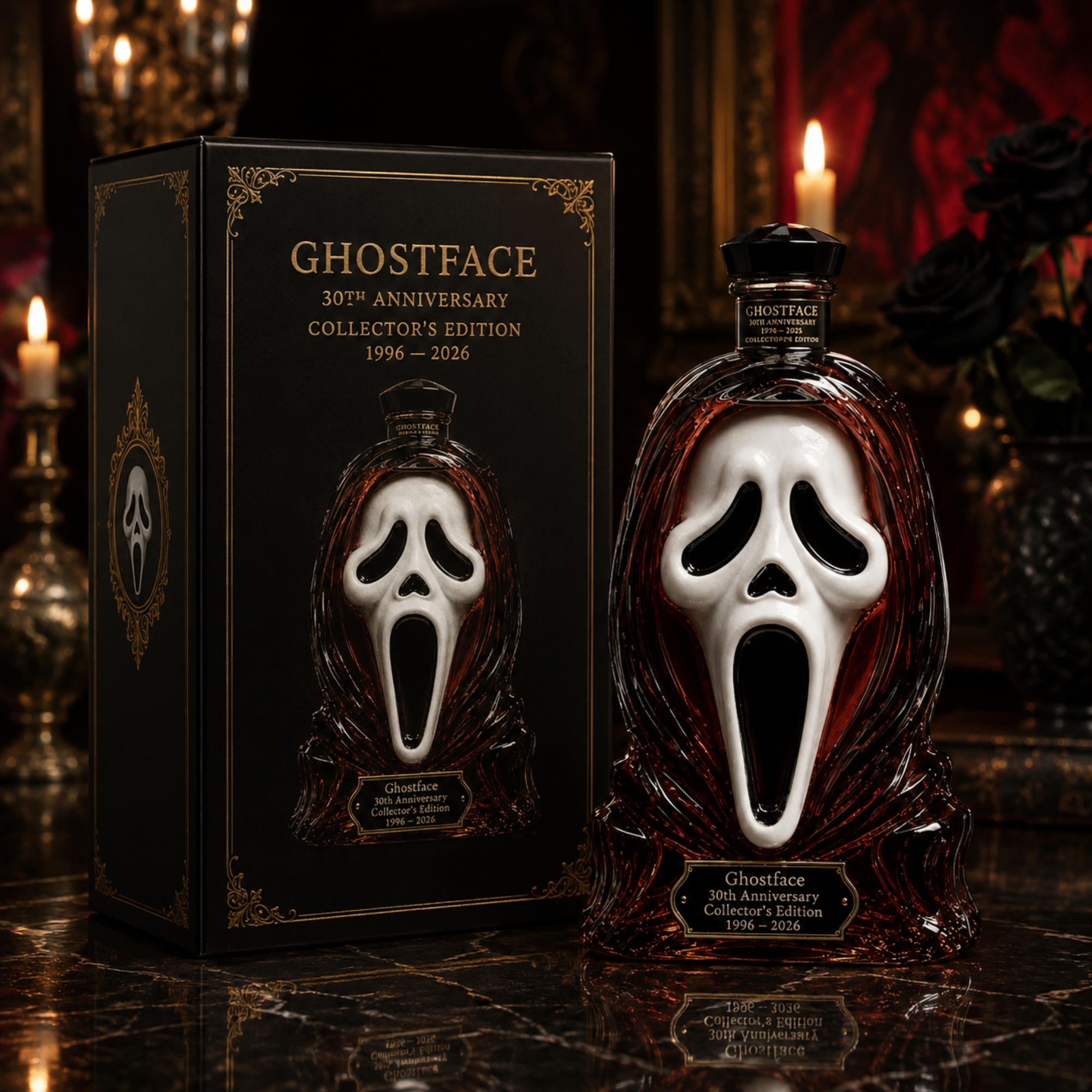 Ghostface 30th Anniversary Collectors Edition Whiskey Decanter 1996–2026 3 Ghostface 30th Anniversary Decanter