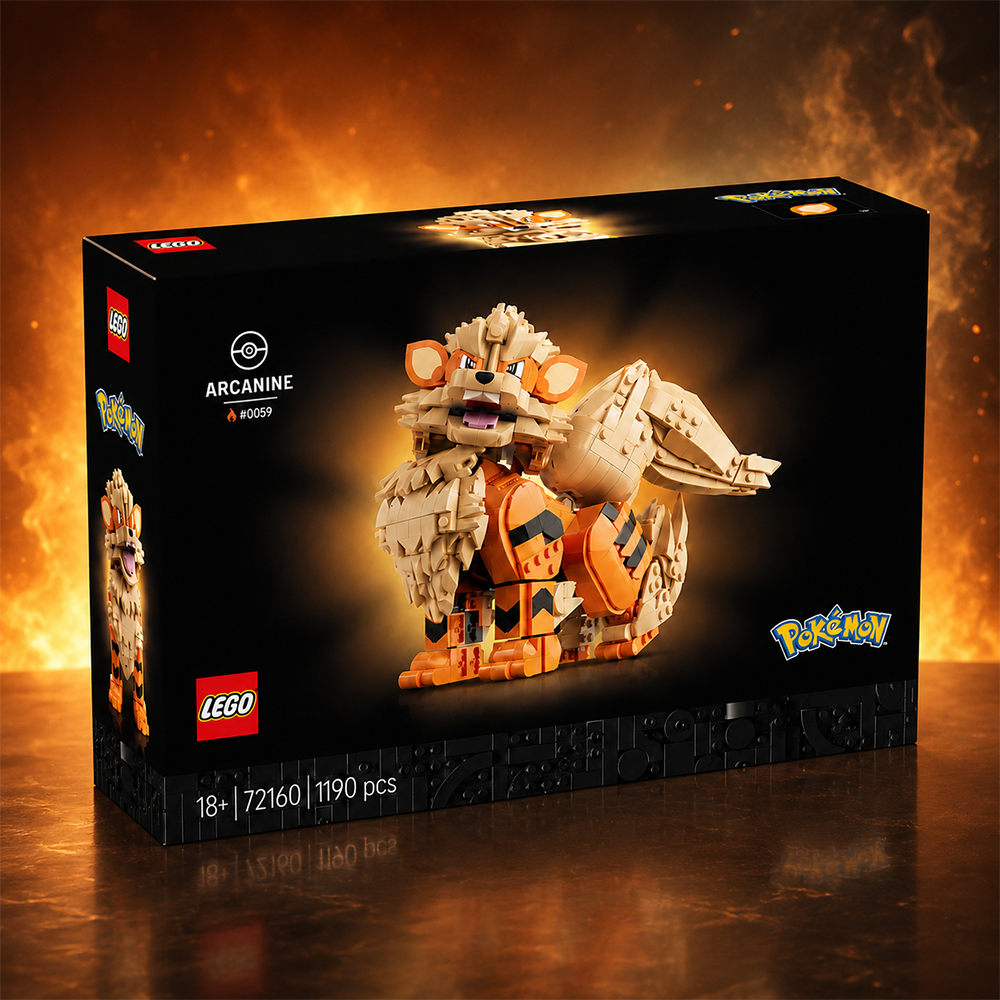 2026 Pokemon LEGO Arcanine Building Brick Set 2 2026 Pokemon LEGO Arcanine Building Brick Set