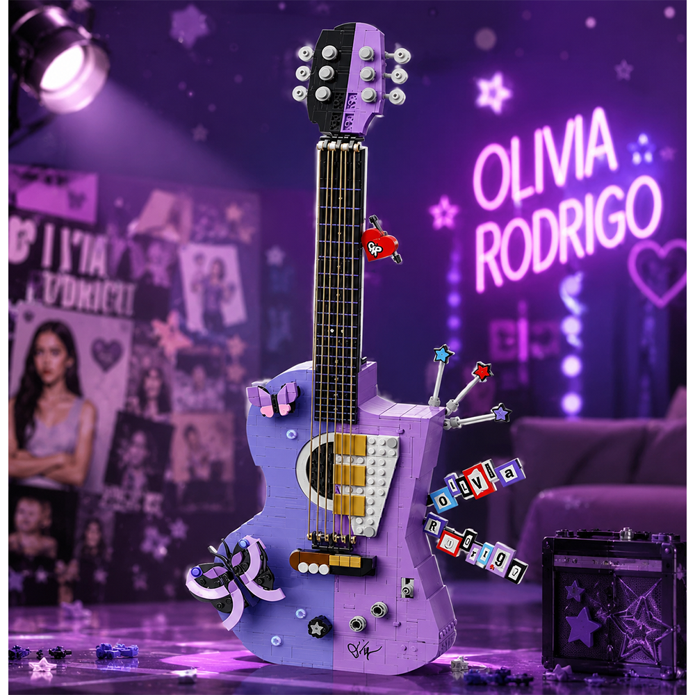 Lego Olivia Rodrigo Dual Guitar Brick Set 2026