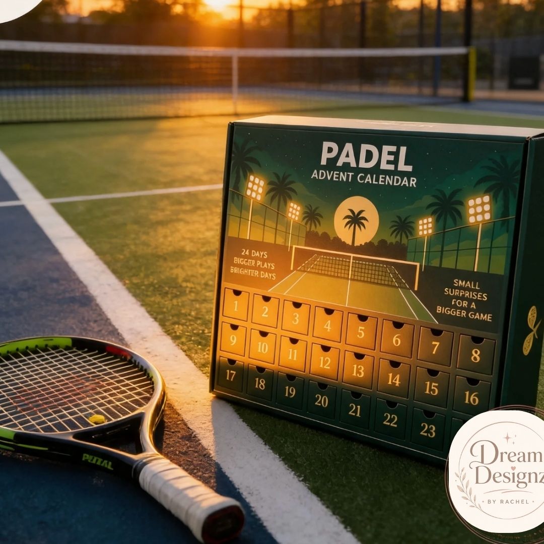 Padel Tennis Christmas Advent Calendar Countdown