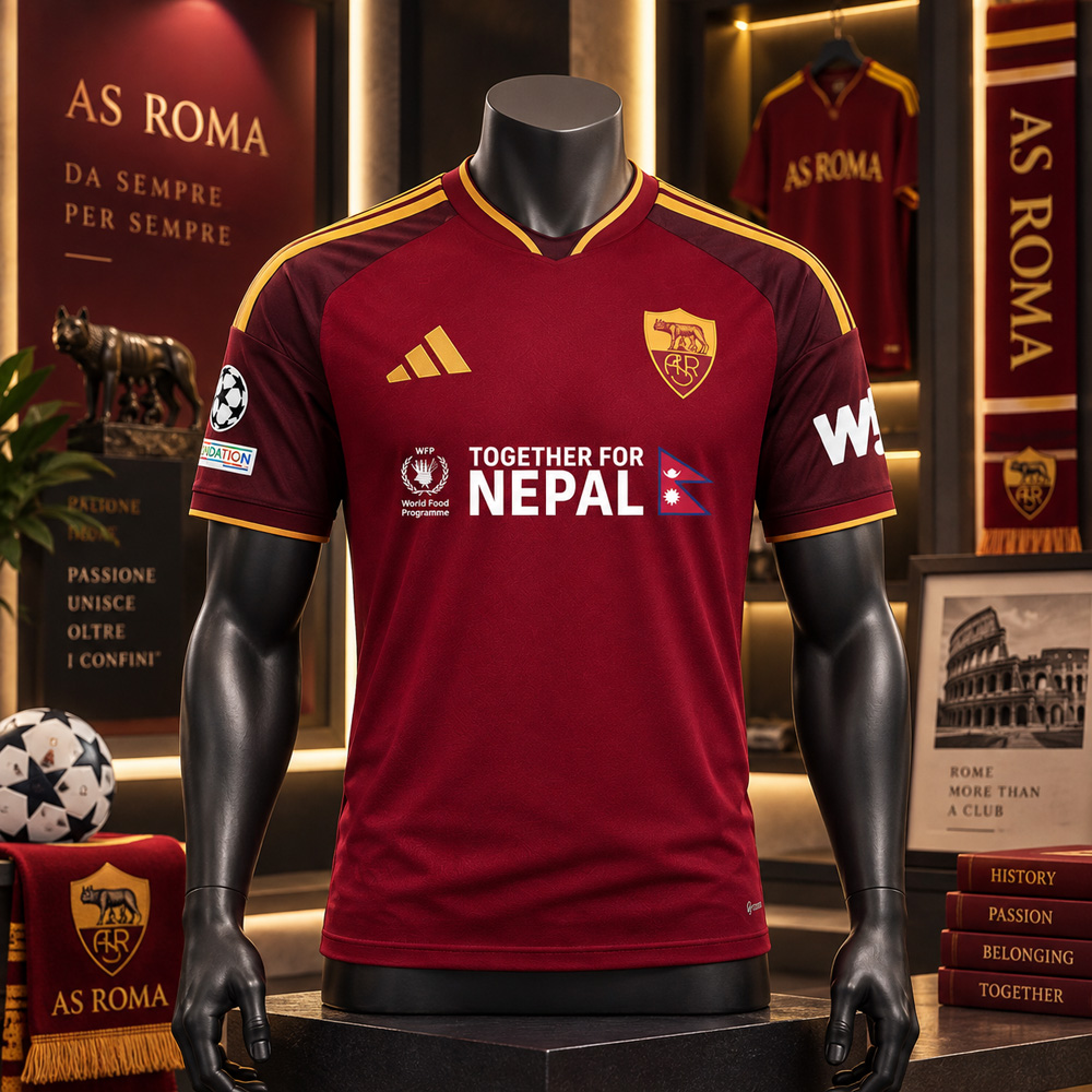 AS Roma Together for Nepal Jersey