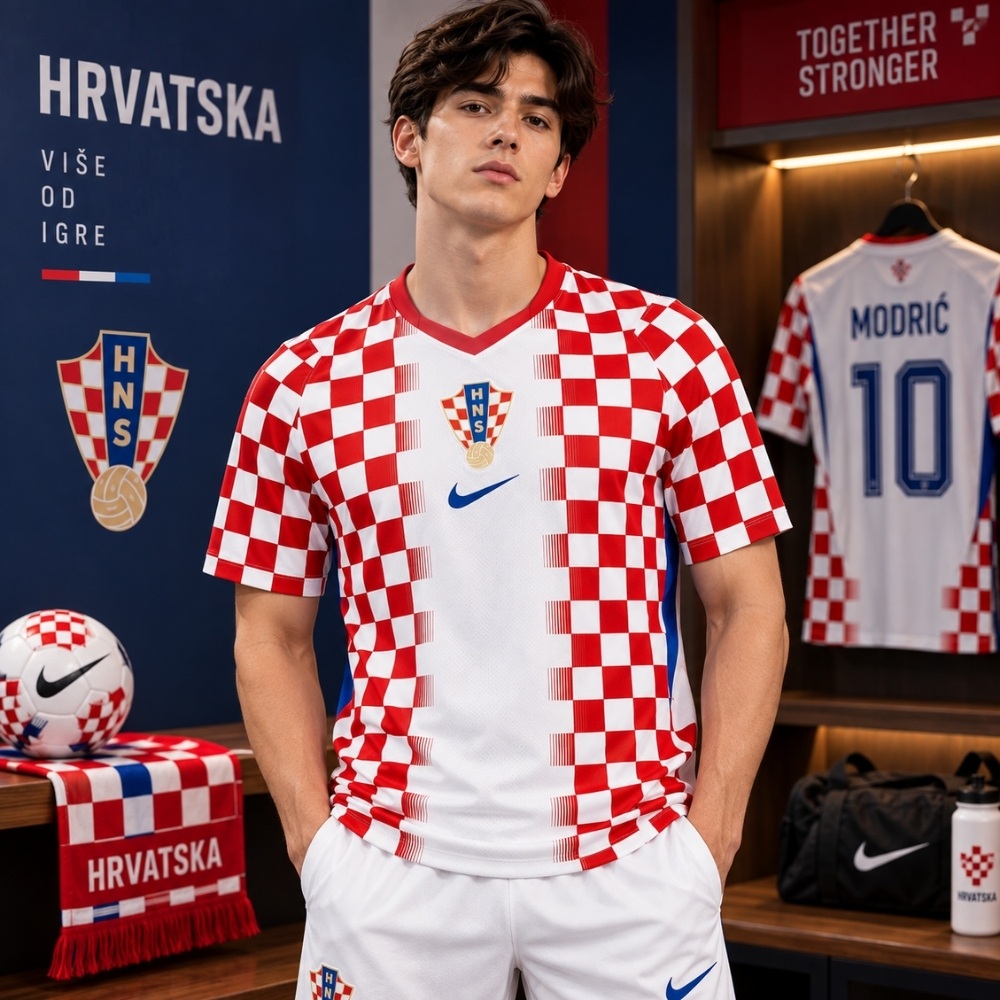 Nike Croatia 26-27 Home Kit Jersey Shirt