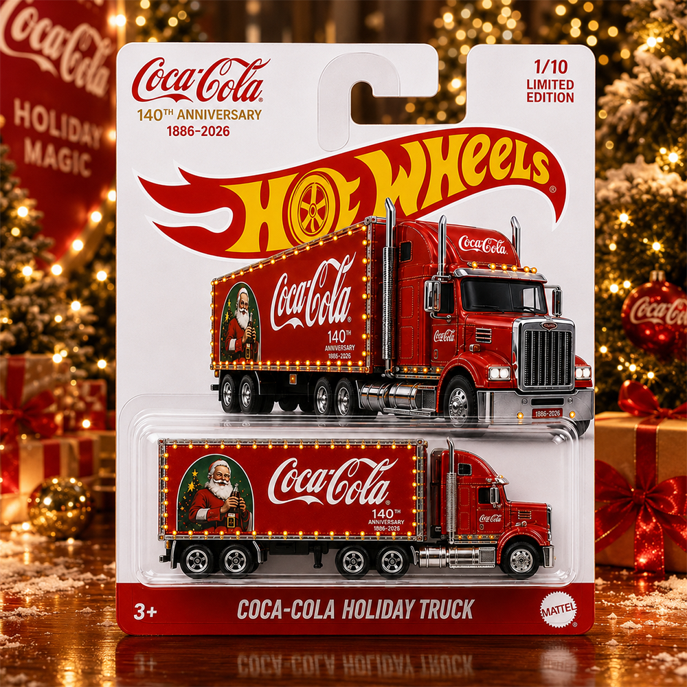 Hot Wheels Coca Cola Holiday Truck