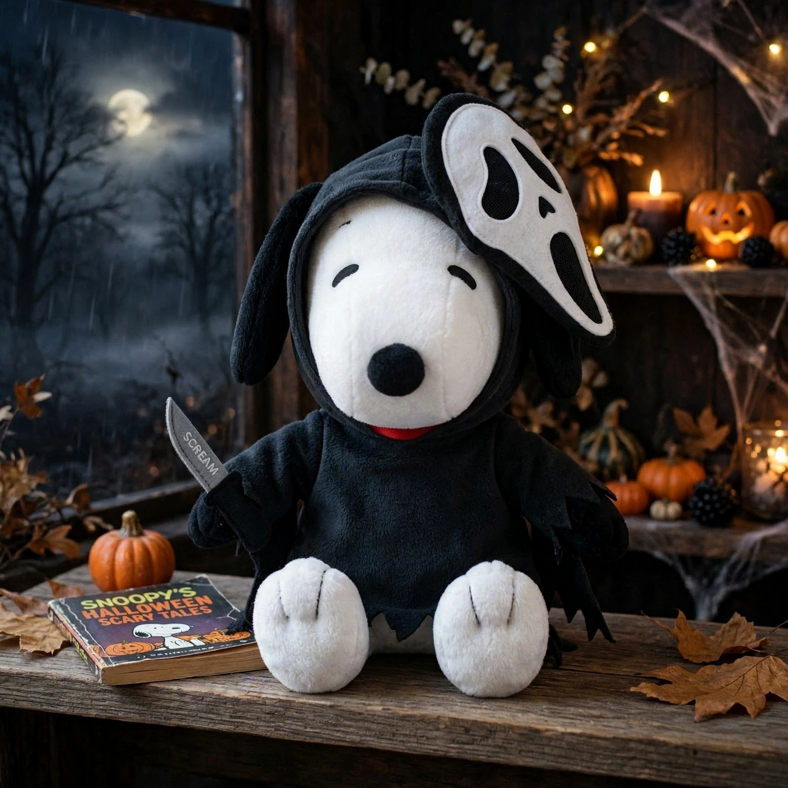 Scream Ghostface X Snoopy Halloween Plush Toy